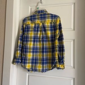 Gymboree boys plaid shirt (L)